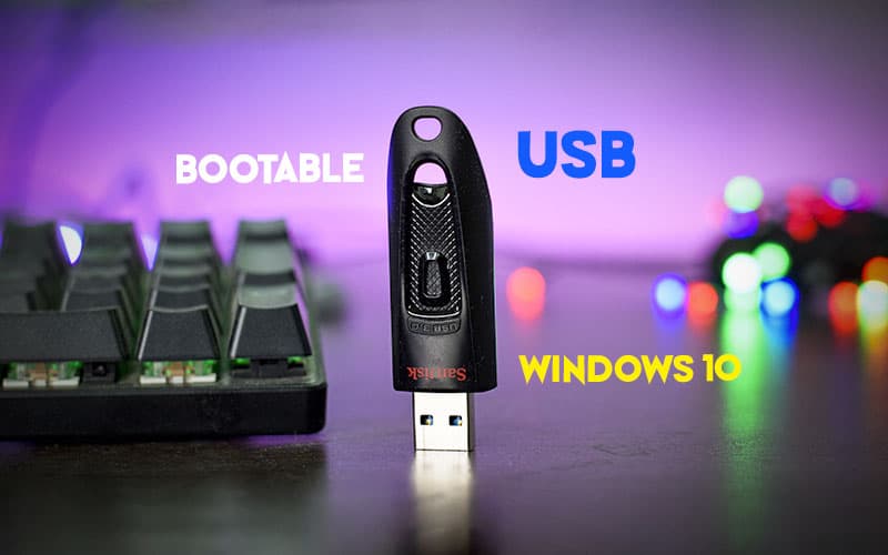 How to make a Windows 10 Bootable USB Flash Drive (With CMD)