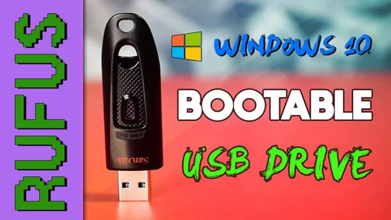 How to make a Windows 10 Bootable USB Drive (With Rufus)