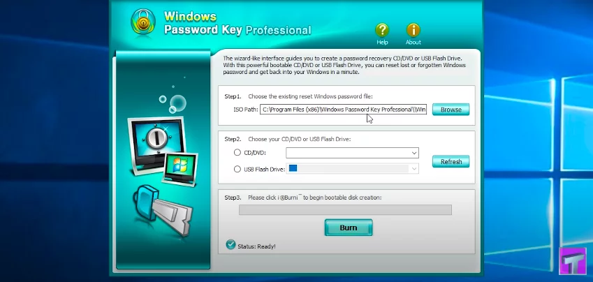 Windows Password Key step 1