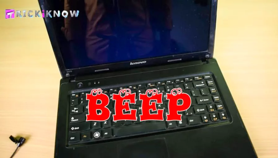 Laptop Beeping sound